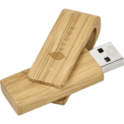Okiyo Bakemono Bamboo Flash Drive Branded